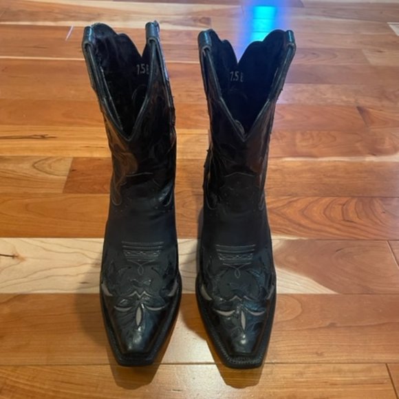 ARIAT Women's Dahlia Embossed Wingtip Cowgirl Boot Snip Toe 10011914 - Size 7.5 - Picture 7 of 13